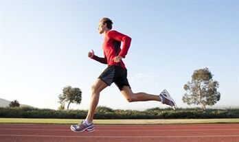 Running is an excellent exercise to improve a man's strength. 