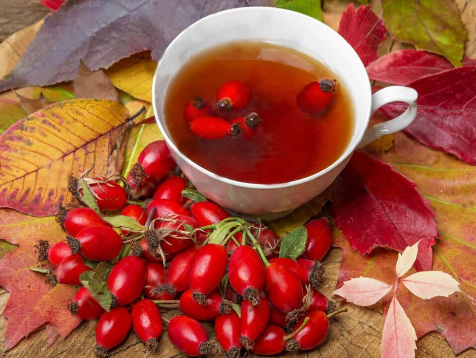 The rose hip will increase strength and protect against colds