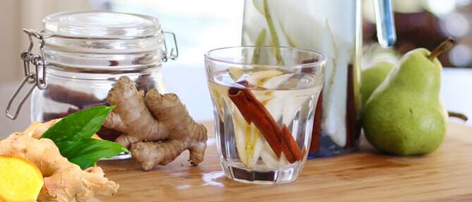 Tincture of ginger on vodka