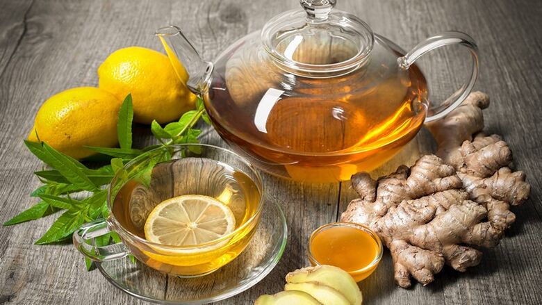 prepare and drink ginger tea to improve strength