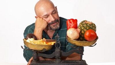Influence of food on male strength